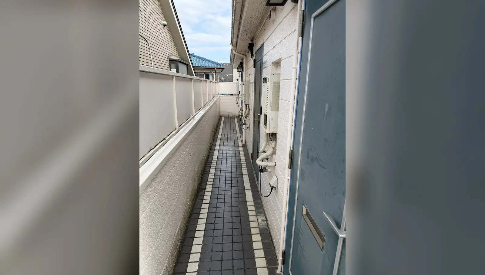 M2ハイツ 2階の共用廊下