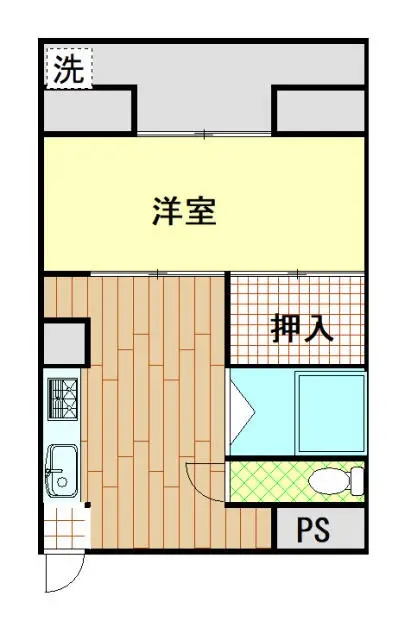 東口ビル 間取り図（1住戸・全3戸）｜足立区千住東の一棟マンション